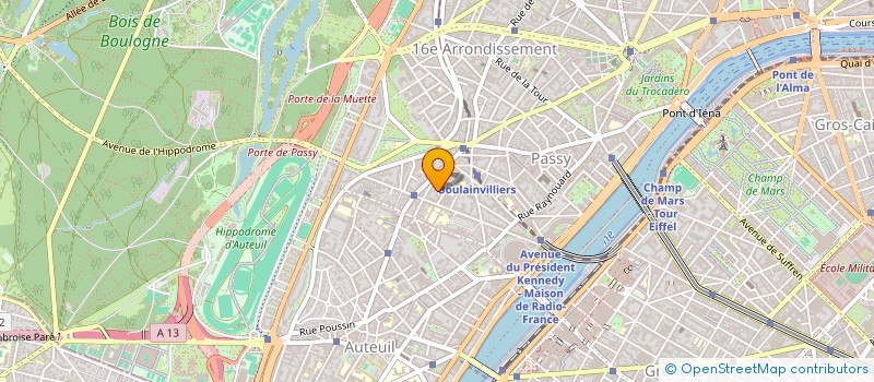 localisation de l'entreprise SCI 16 RUE D'AGUESSEAU  PARIS