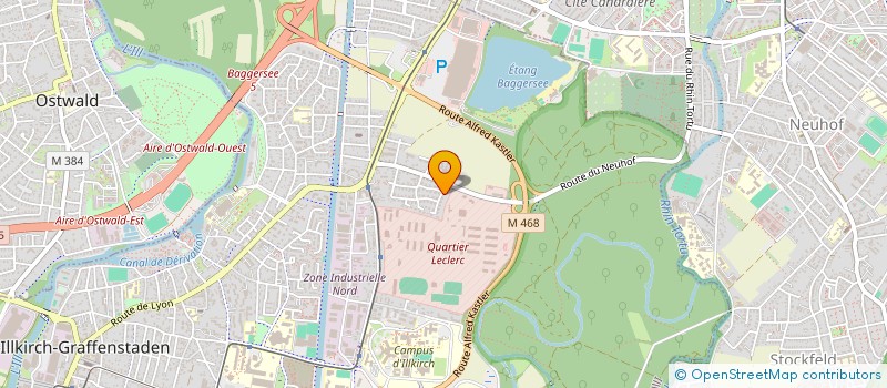 localisation de l'entreprise SCI 16 RUE DES BICHES A ILLKIRCH  ILLKIRCH-GRAFFENSTADEN
