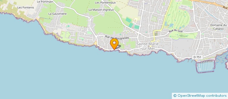 localisation de l'entreprise SCI 16 RUE DES DERVALLIERES  PORNIC