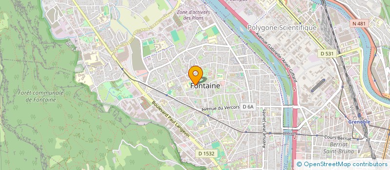 localisation de l'entreprise SCI 16 RUE DES MARRONIERS  FONTAINE