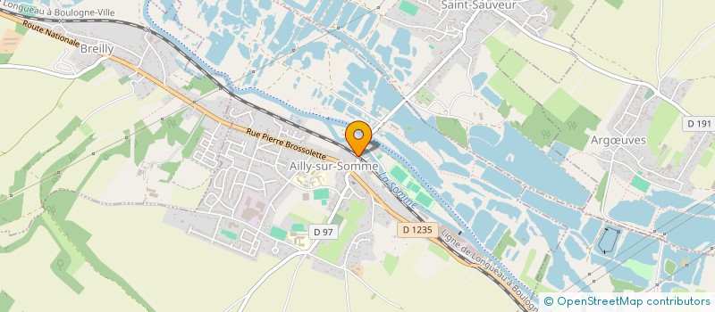 localisation de l'entreprise SCI 16 RUE JEAN JAURES à AILLY-SUR-SOMME
