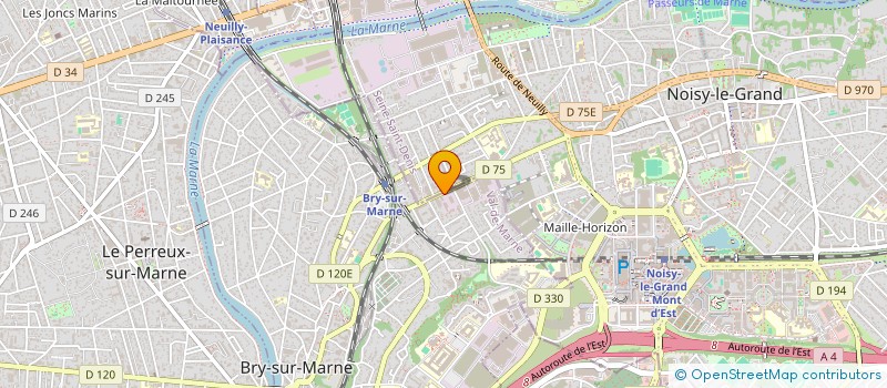 localisation de l'entreprise SCI 16 STELLA à BRY-SUR-MARNE