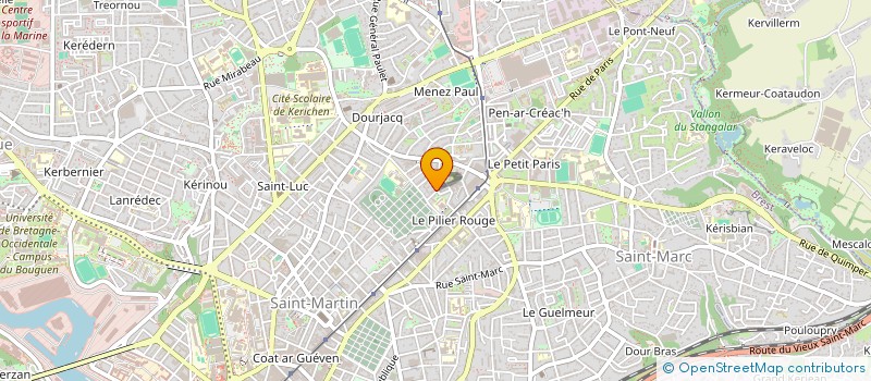 localisation de l'entreprise SCI 16 V  BREST