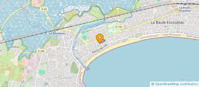 localisation de l'entreprise SCI 16 VILLARS  LA BAULE-ESCOUBLAC