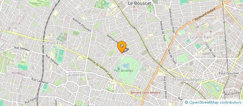 localisation de l'entreprise SCI 1604  BORDEAUX