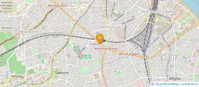 localisation de l'entreprise SCI 161 BLD FRANKLIN  BORDEAUX