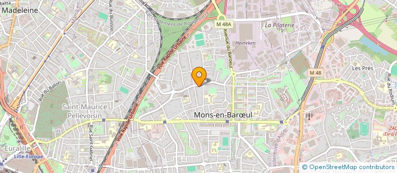 localisation de l'entreprise SCI 162 BOULEVARD VICTOR HUGO  MONS-EN-BARUL