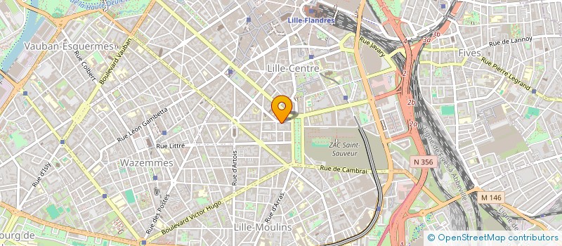 localisation de l'entreprise SCI 162 RBP à LILLE
