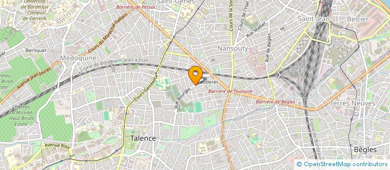 localisation de l'entreprise SCI 163 GEORGE V  TALENCE