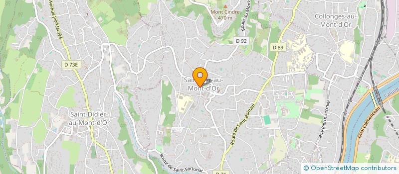 localisation de l'entreprise SCI 1640  SAINT-CYR-AU-MONT-D'OR