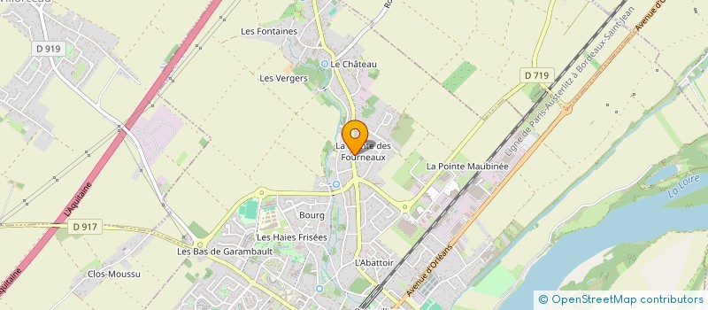 localisation de l'entreprise SCI 165 FG BOURGOGNE ST JEAN DE BRAYE  BEAUGENCY
