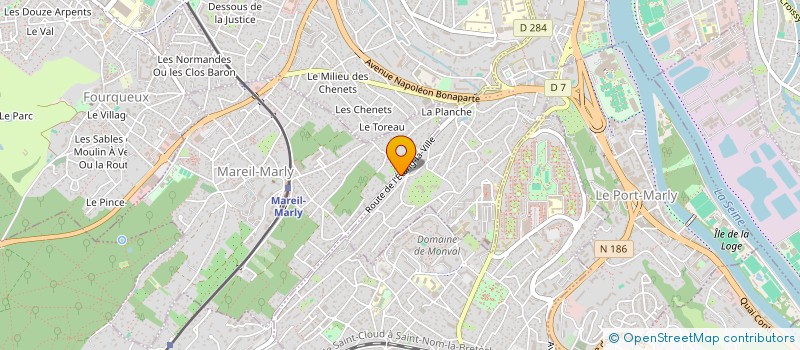 localisation de l'entreprise SCI 1667  MAREIL-MARLY