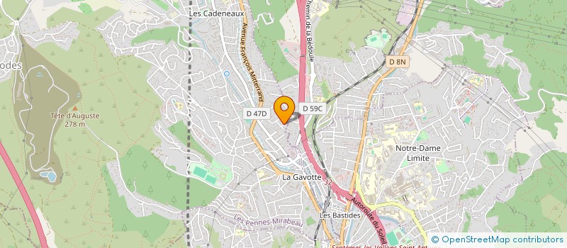 localisation de l'entreprise SCI 169 BIS à LES PENNES-MIRABEAU