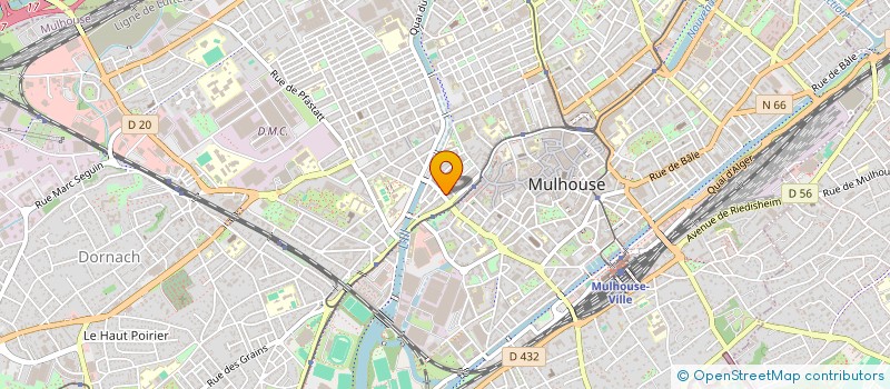 localisation de l'entreprise SCI 169AV COLMAR  MULHOUSE