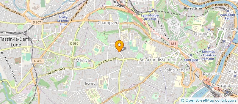 localisation de l'entreprise SCI 17 19  LYON