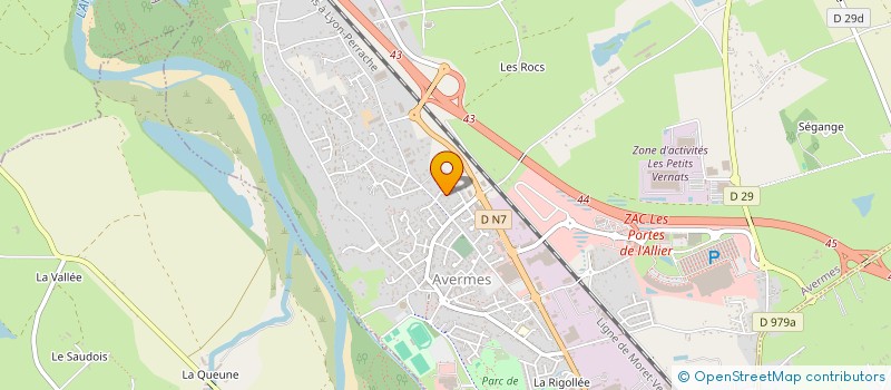 localisation de l'entreprise SCI 17-19 PLACE DU CHAMPGIL  AVERMES