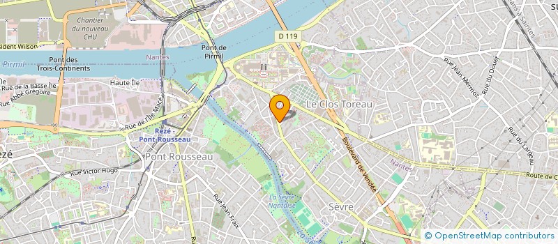 localisation de l'entreprise SCI 17-19 RUE ARISTIDE BRIAND à NANTES