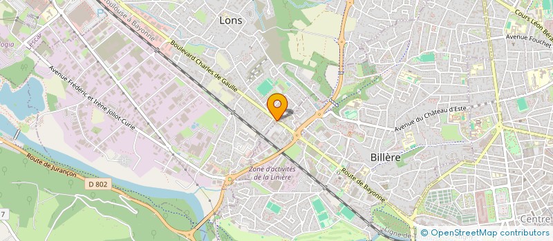 localisation de l'entreprise SCI 17 à PAU