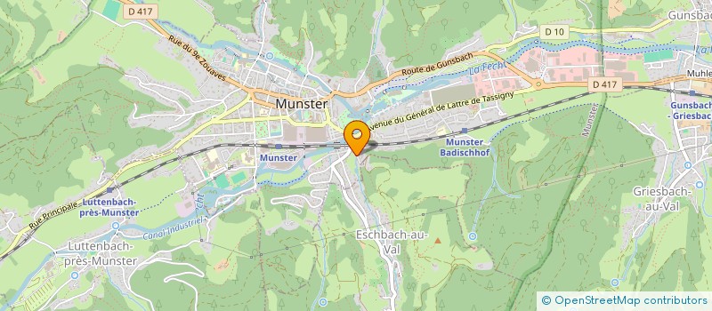 localisation de l'entreprise SCI 17 AB  ESCHBACH-AU-VAL