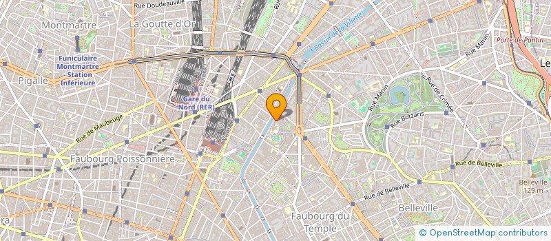 localisation de l'entreprise SCI 17 ALLEE DE LA PALOMBIERE  PARIS