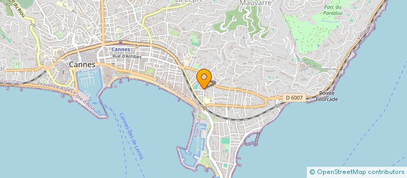 localisation de l'entreprise SCI 17 AV RESISTANCE à CANNES