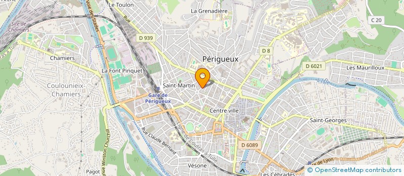 localisation de l'entreprise SCI 17 AVENUE DAUMESNIL à PERIGUEUX