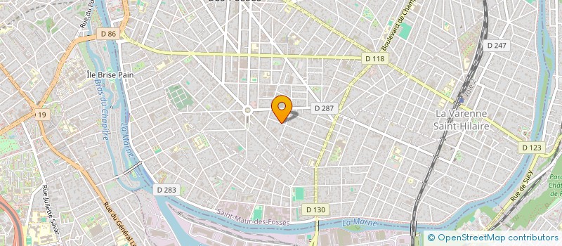 localisation de l'entreprise SCI 17 AVENUE FRANCOIS ADAM à SAINT-MAUR-DES-FOSSES