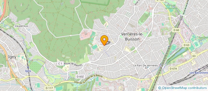 localisation de l'entreprise SCI 17 BOULEVARD DE L 'EST à VERRIERES-LE-BUISSON