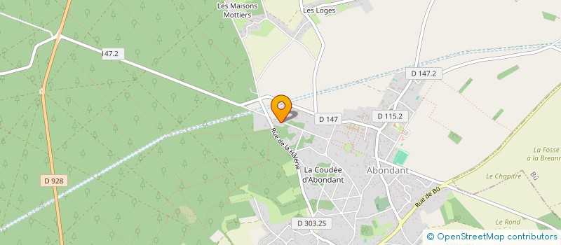 localisation de l'entreprise SCI 17 CB à ABONDANT