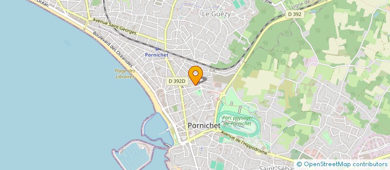 localisation de l'entreprise SCI 17 DU FER  PORNICHET