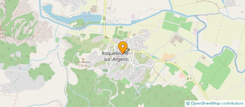 localisation de l'entreprise SCI 17 ETOILE à ROQUEBRUNE-SUR-ARGENS