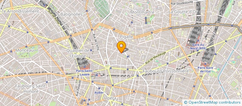 localisation de l'entreprise SCI 17 LABRUYERE  PARIS