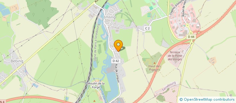 localisation de l'entreprise SCI 17 PAVOT  IMLING