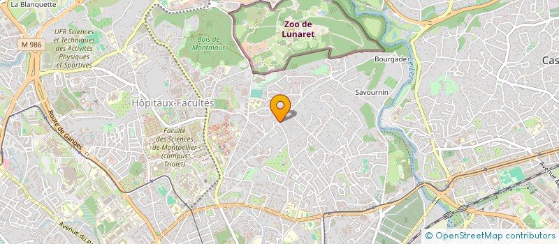 localisation de l'entreprise SCI 17 QUAI DE BOURBON à MONTPELLIER
