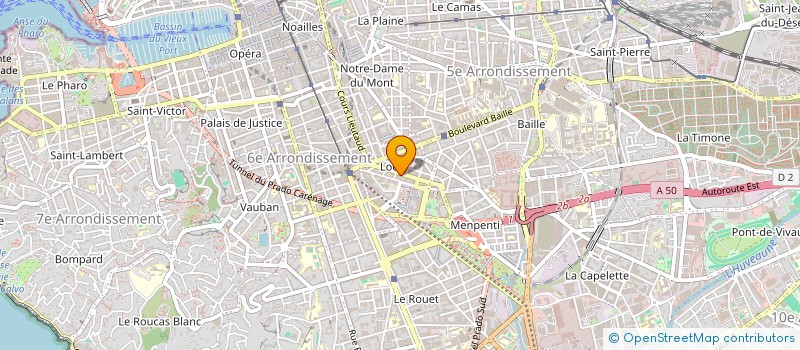 localisation de l'entreprise SCI 17 QUAI DE RIVE NEUVE à MARSEILLE