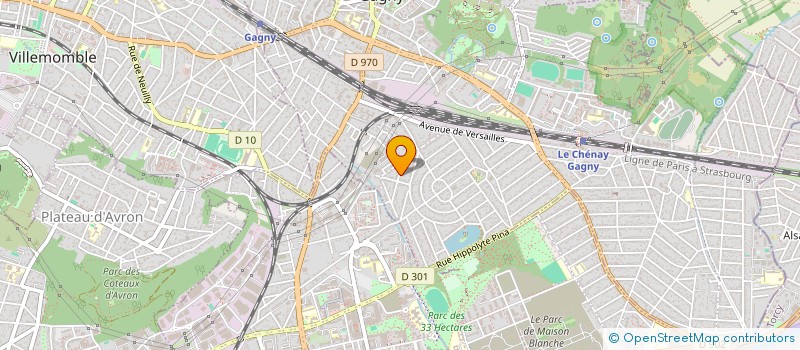 localisation de l'entreprise SCI 17 R DES FRENES  GAGNY