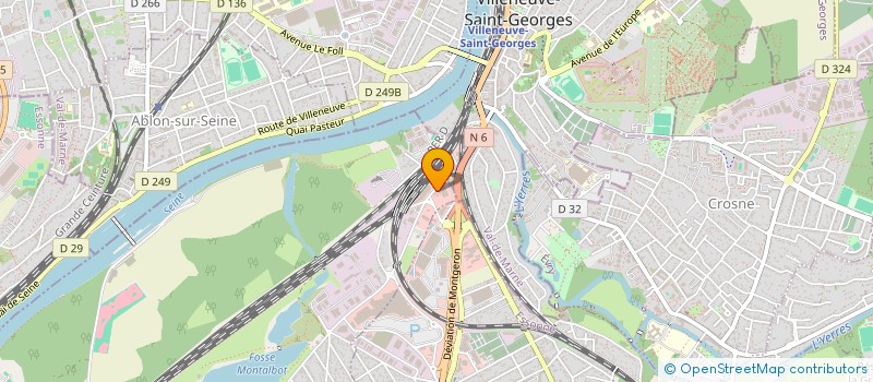 localisation de l'entreprise SCI 17 ROUTE DE CORBEIL à VIGNEUX-SUR-SEINE