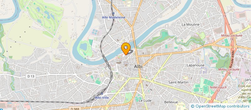 localisation de l'entreprise SCI 17 RUE D'ENGUEYSSE à ALBI