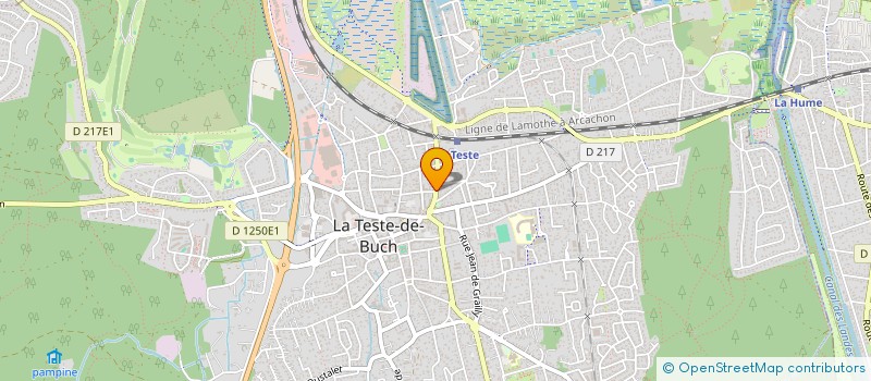 localisation de l'entreprise SCI 17 RUE DU PORT  LA TESTE-DE-BUCH