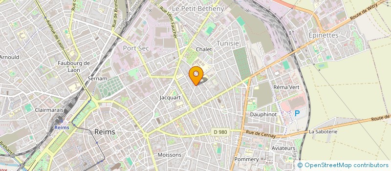 localisation de l'entreprise SCI 17 RUE MALDAN  REIMS