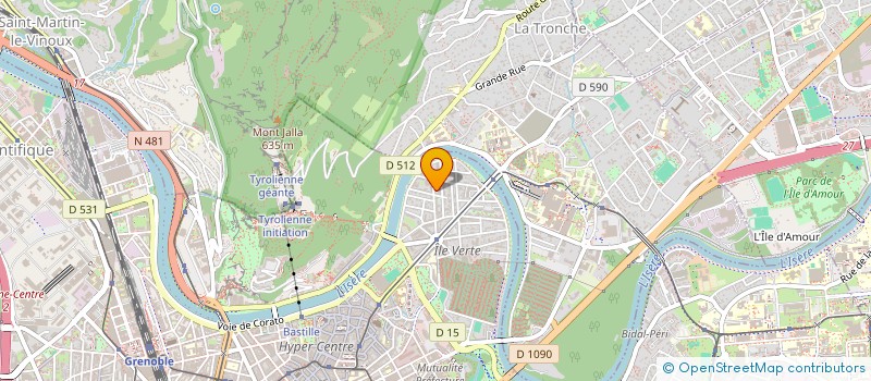 localisation de l'entreprise SCI 17 RUE PASTEUR à GRENOBLE