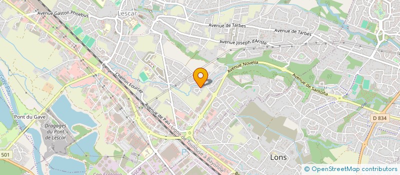 localisation de l'entreprise SCI 17 VICTOR HUGO  LESCAR