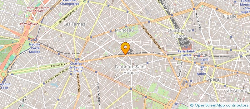 localisation de l'entreprise SCI 170 BIS BOULEVARD HAUSSMANN  PARIS
