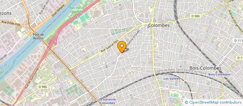 localisation de l'entreprise SCI 170 RUE D ESTIENNE D ORVES  COLOMBES