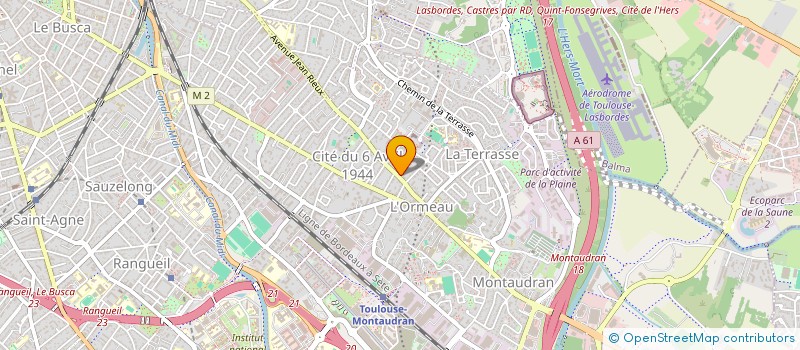 localisation de l'entreprise SCI 170 RUE DE PERIOLE à TOULOUSE