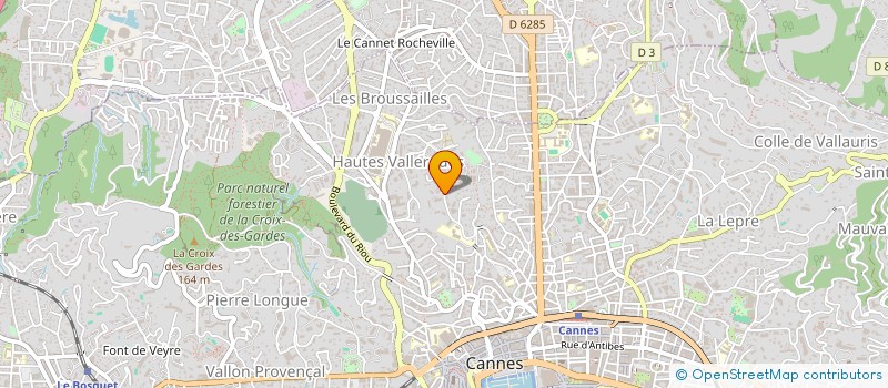localisation de l'entreprise SCI 1700 à CANNES
