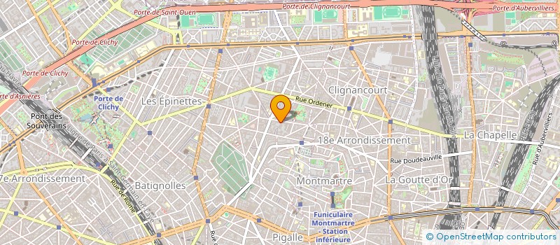 localisation de l'entreprise SCI 173 R MARCADET PARIS18  FRESNAY-SUR-SARTHE