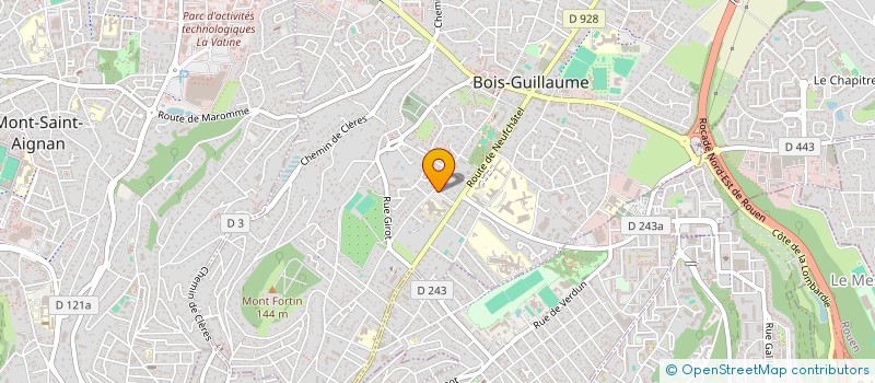 localisation de l'entreprise SCI 1735 à BOIS-GUILLAUME