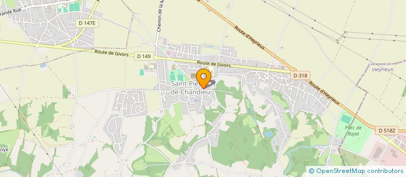 localisation de l'entreprise SCI 1737  SAINT-PIERRE-DE-CHANDIEU