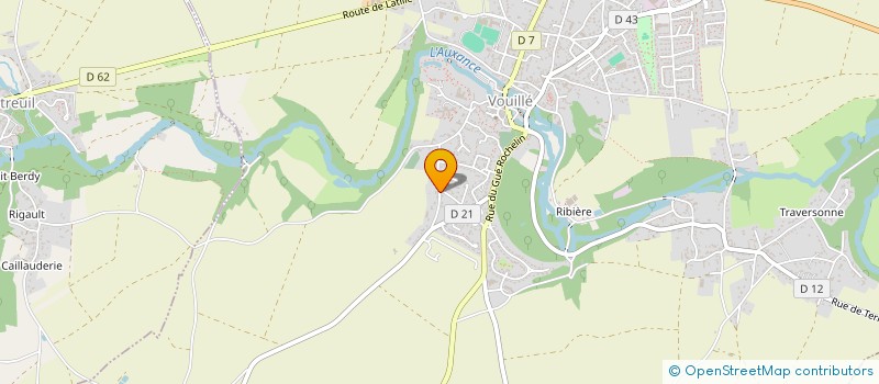 localisation de l'entreprise SCI 17380  VOUILLE